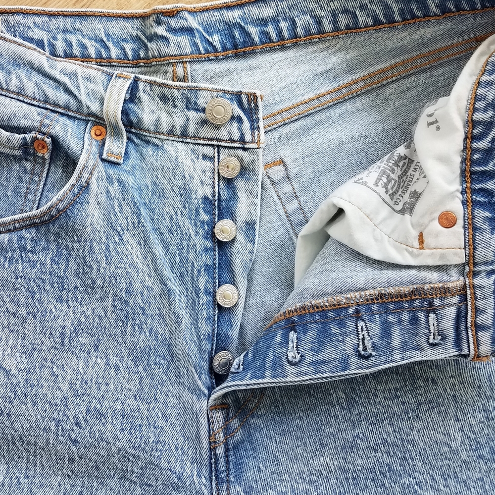 Levi's 501 Waterless High Rise Light wash - Picture 2 of 15